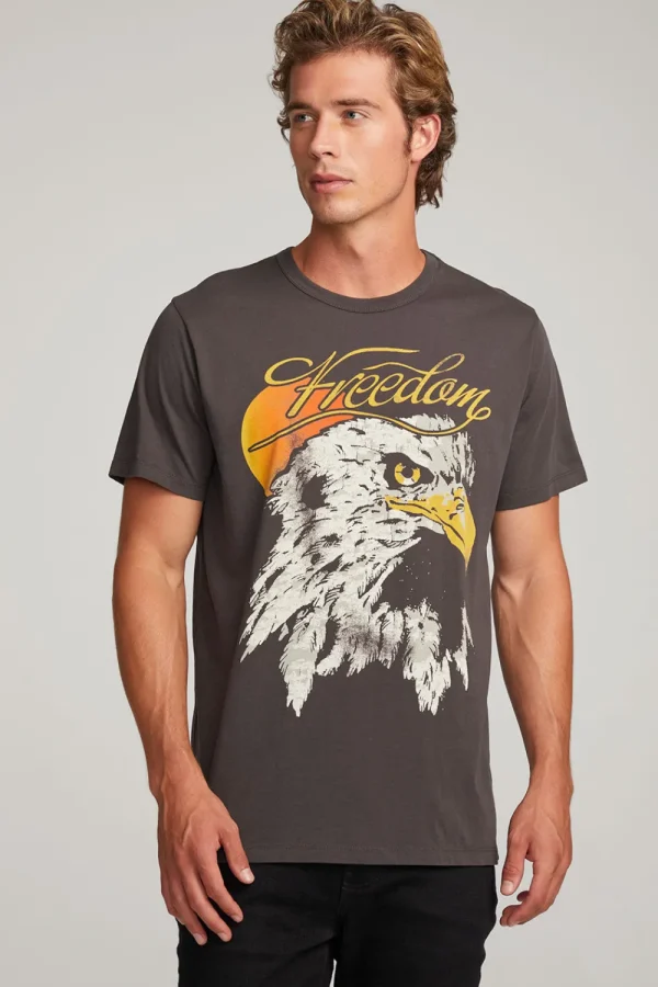 Cheap Freedom Eagle Mens Tee Tops
