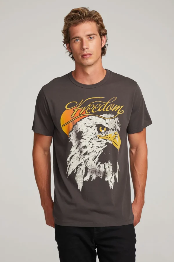 Cheap Freedom Eagle Mens Tee Tops