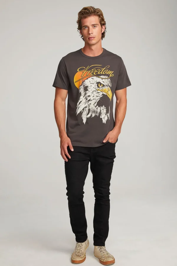 Cheap Freedom Eagle Mens Tee Tops