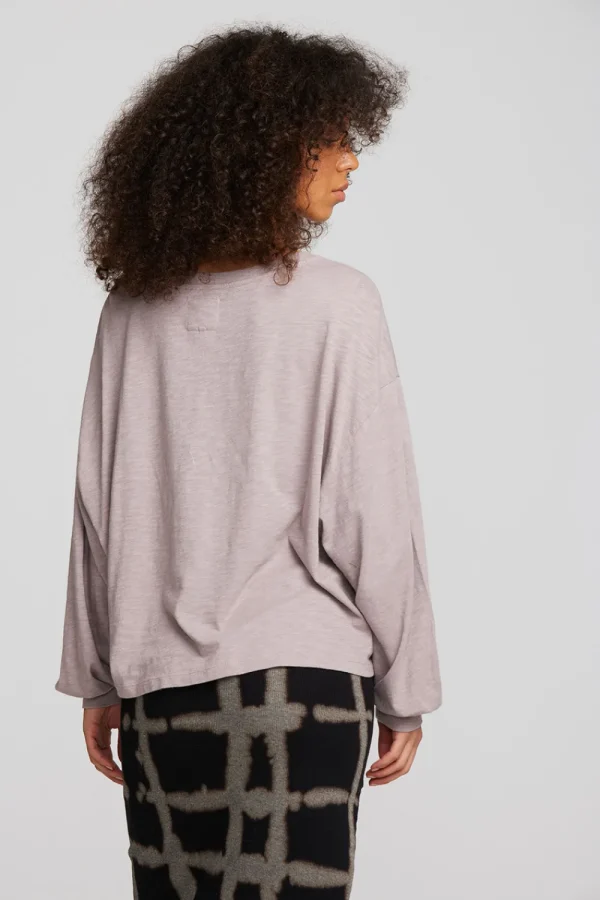 Hot Gauze Jersey Long Sleeve Tee Women Loungewear | Tops