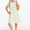 Store Girls Powder Blue Daisy Tee Shirt Dress Kids Girls