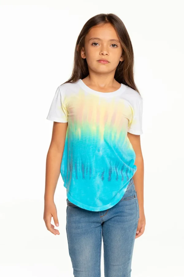 Cheap Girls Recycled Vintage Jersey Short Sleeve Scoop Back Shirt Kids Girls