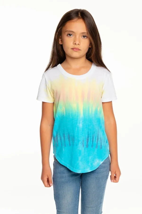 Cheap Girls Recycled Vintage Jersey Short Sleeve Scoop Back Shirt Kids Girls