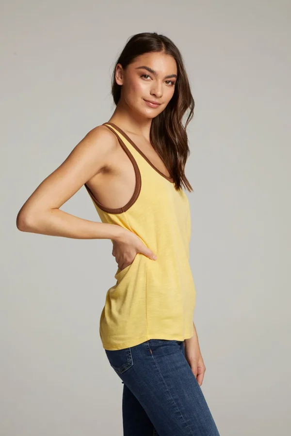 New Gloria Banana Cream Tank Top Women Loungewear | Tops