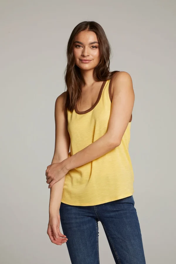 New Gloria Banana Cream Tank Top Women Loungewear | Tops