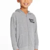 Sale Good Times Boys Long Sleeve Zip Up Hoodie Kids/BOY Boys
