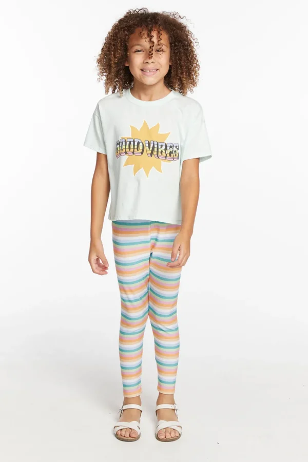 Best Sale Good Vibes Sun Girls Tee Kids Girls