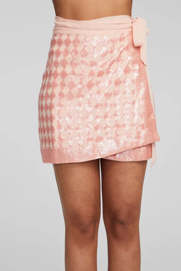 Best Sale Gramercy Wrap Skirt Embellished Check Women Loungewear | Bottoms