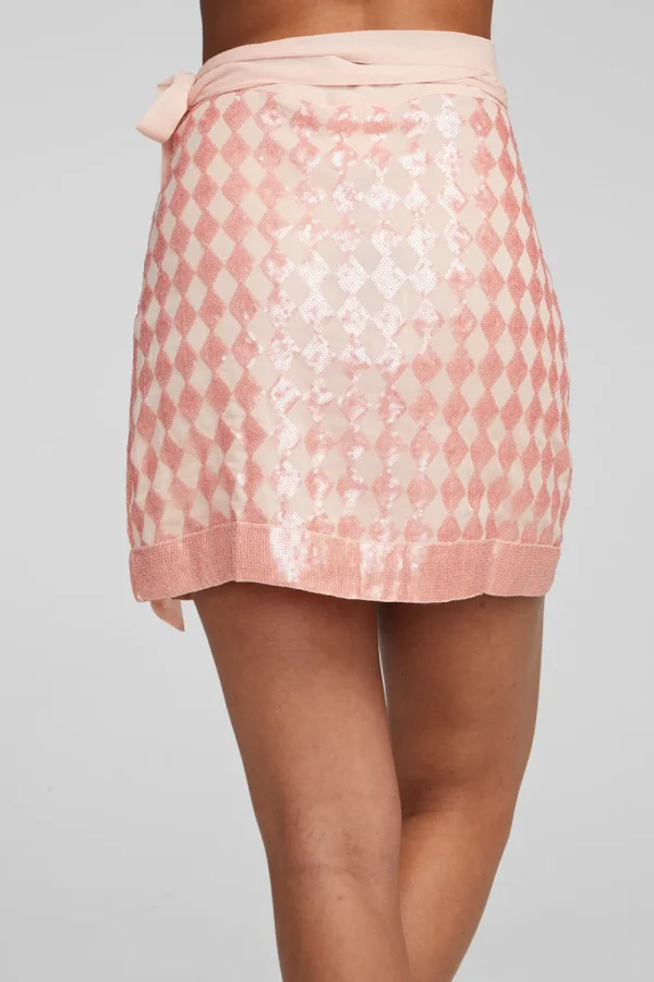 Best Sale Gramercy Wrap Skirt Embellished Check Women Loungewear | Bottoms