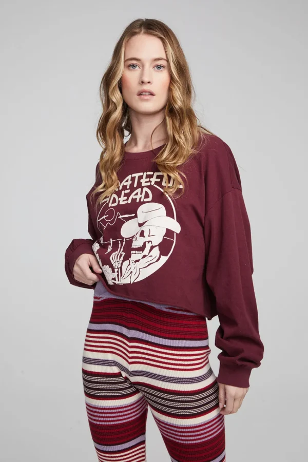 Clearance Grateful Dead Desert Skeleton Long Sleeve Women Loungewear | Music