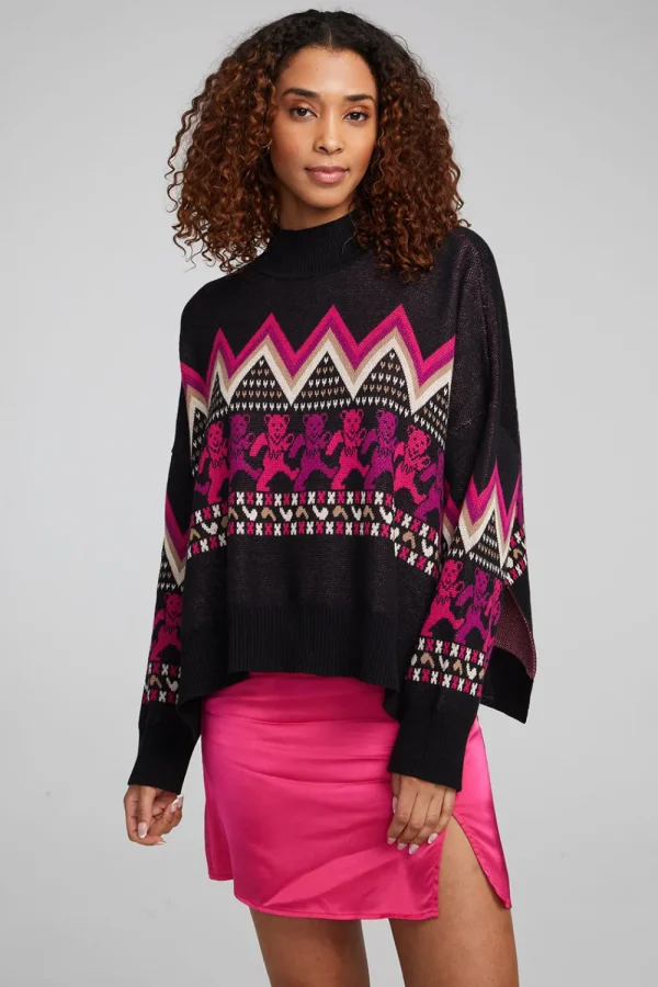 Sale Grateful Dead Fair Isle Bears Sweater Women Outerwear | Loungewear