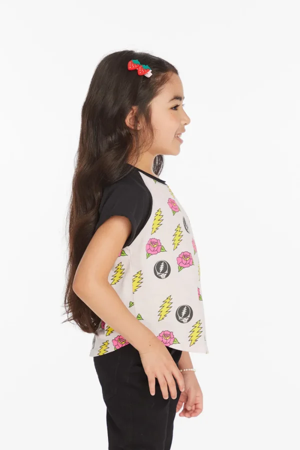 New Grateful Dead Skull & Roses Girls Tee Women/Kids Girls | Music