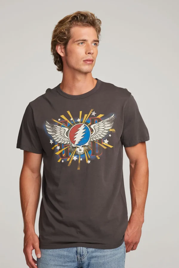 New Grateful Dead Skull & Wings Mens Tee Women Tops | Music