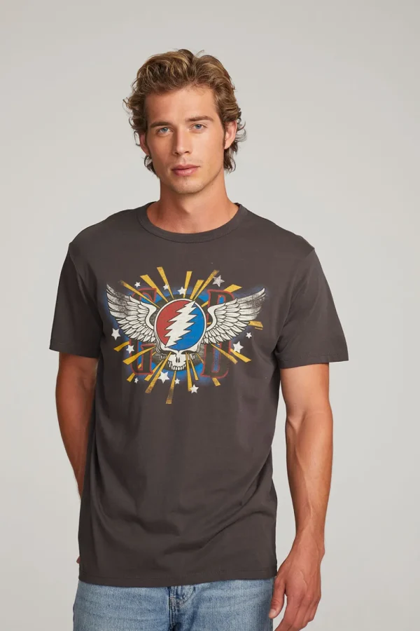 New Grateful Dead Skull & Wings Mens Tee Women Tops | Music