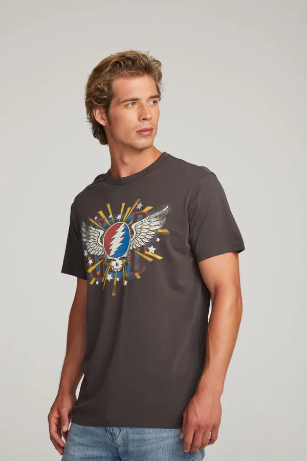 New Grateful Dead Skull & Wings Mens Tee Women Tops | Music