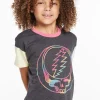 Online Grateful Dead Steal Your Face Rainbow Girls Tee Women/Kids Girls | Music