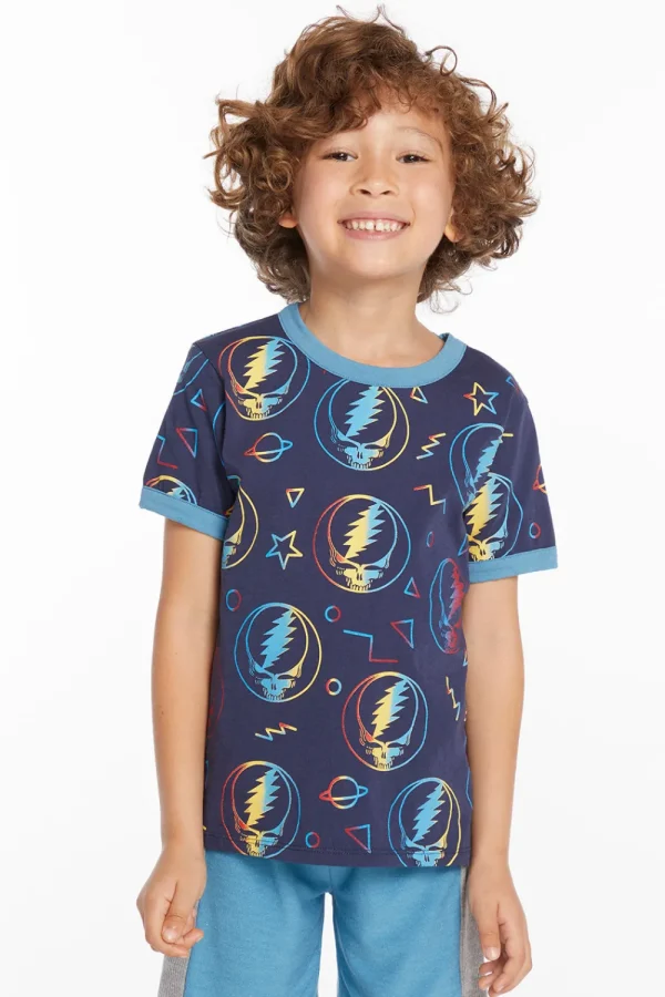 Discount Grateful Dead Steal Your Face Rainbow Boys Tee Women/Kids/BOY Boys | Music