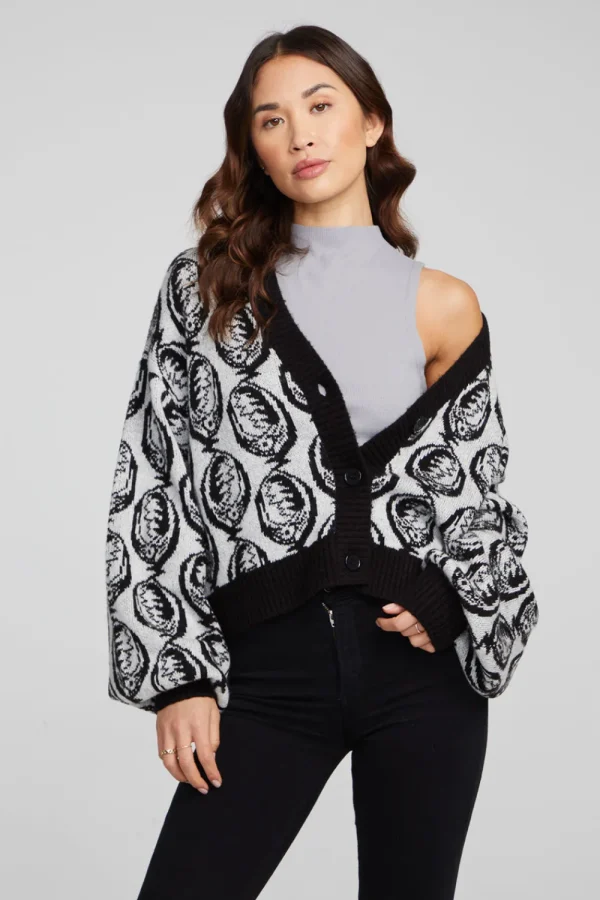 Online Grateful Dead Steal Your Face Cardigan Women Outerwear | Loungewear