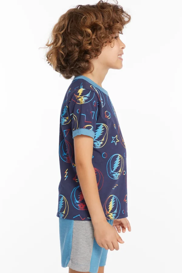 Discount Grateful Dead Steal Your Face Rainbow Boys Tee Women/Kids/BOY Boys | Music