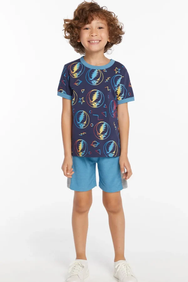 Discount Grateful Dead Steal Your Face Rainbow Boys Tee Women/Kids/BOY Boys | Music