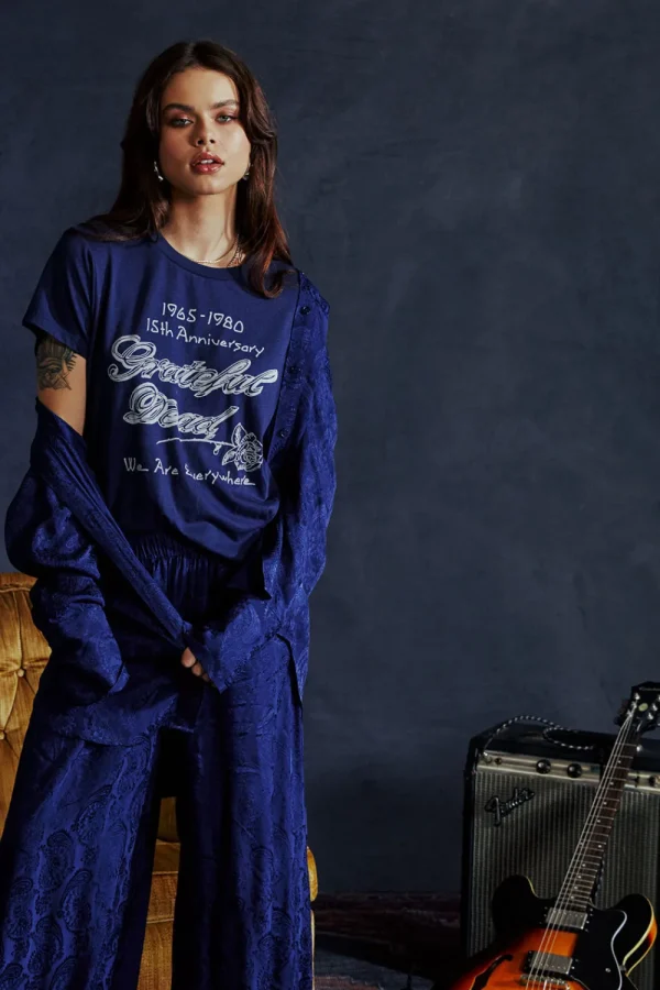 Best Grateful Dead 15th Anniversary Tour Tee Women Loungewear | Music