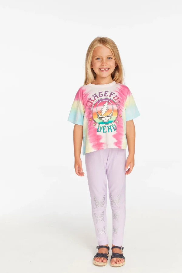 Outlet Grateful Dead Tie Dye Steal Your Face Tee Women/Kids Girls | Music