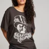 New Grateful Dead Top Hat Skull Tee Women Loungewear | Music