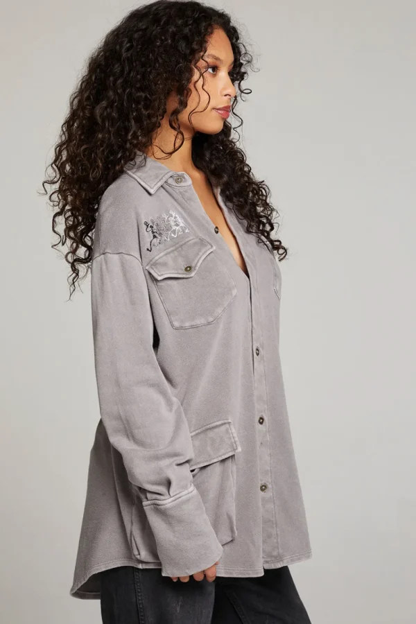 New Grateful Dead Tour Shirt Long Sleeve Button Down Women Loungewear | Music