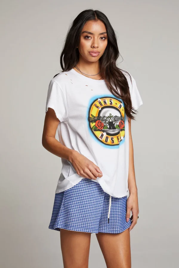 Best Guns N' Roses Classic Logo Tee Women Loungewear | Music