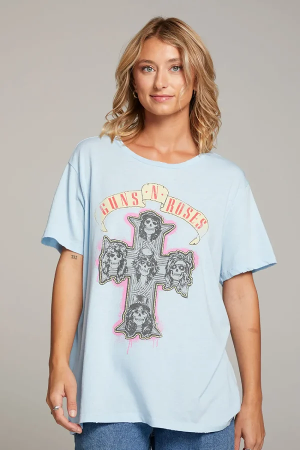 Sale Guns N' Roses Skull Cross Tee Women Loungewear | Music