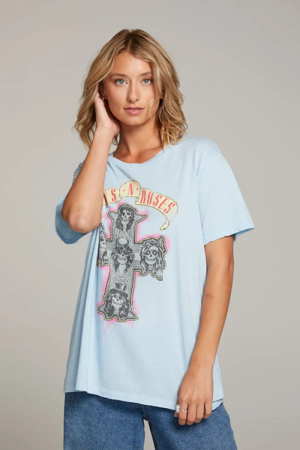 Sale Guns N' Roses Skull Cross Tee Women Loungewear | Music