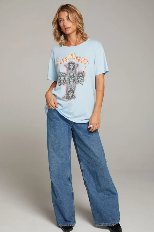 Sale Guns N' Roses Skull Cross Tee Women Loungewear | Music