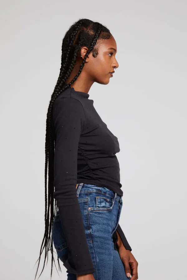Best Hailey Licorice Long Sleeve Women Loungewear | Tops