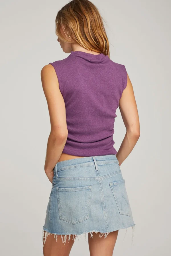 Clearance Haileyy Eggplant Tank Top Women Loungewear | Tops