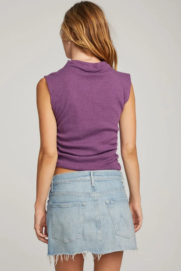Clearance Haileyy Eggplant Tank Top Women Loungewear | Tops