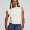 Discount Haileyy White Cap Grey Tank Top Women Loungewear | Tops