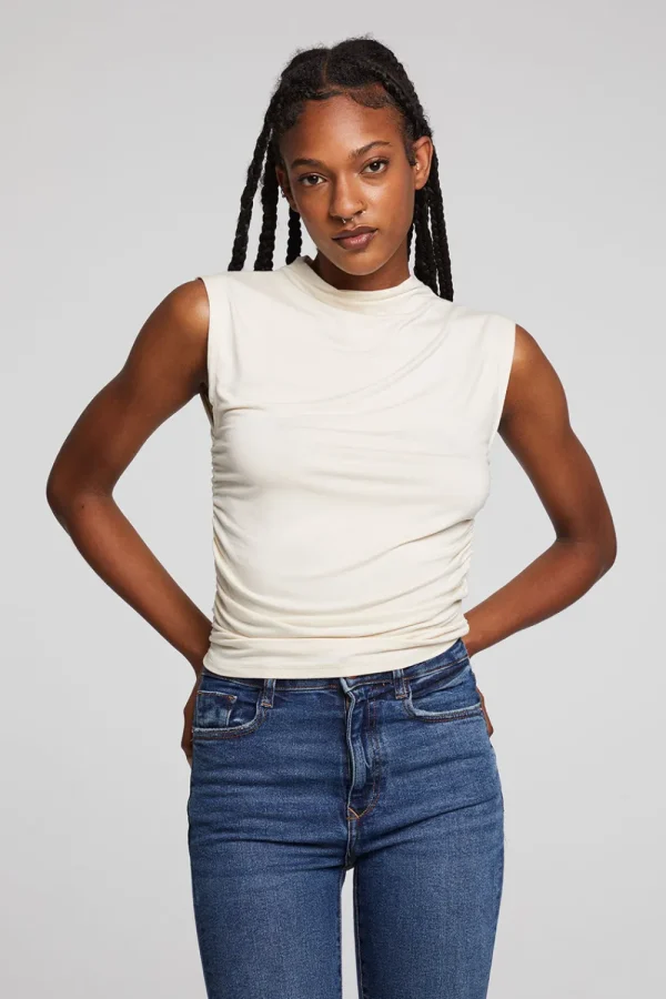 Discount Haileyy White Cap Grey Tank Top Women Loungewear | Tops