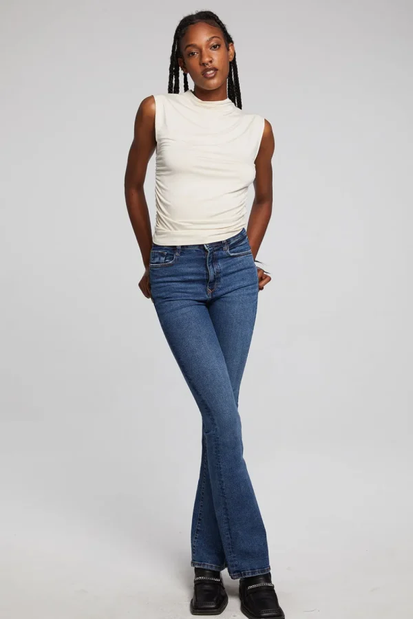 Discount Haileyy White Cap Grey Tank Top Women Loungewear | Tops