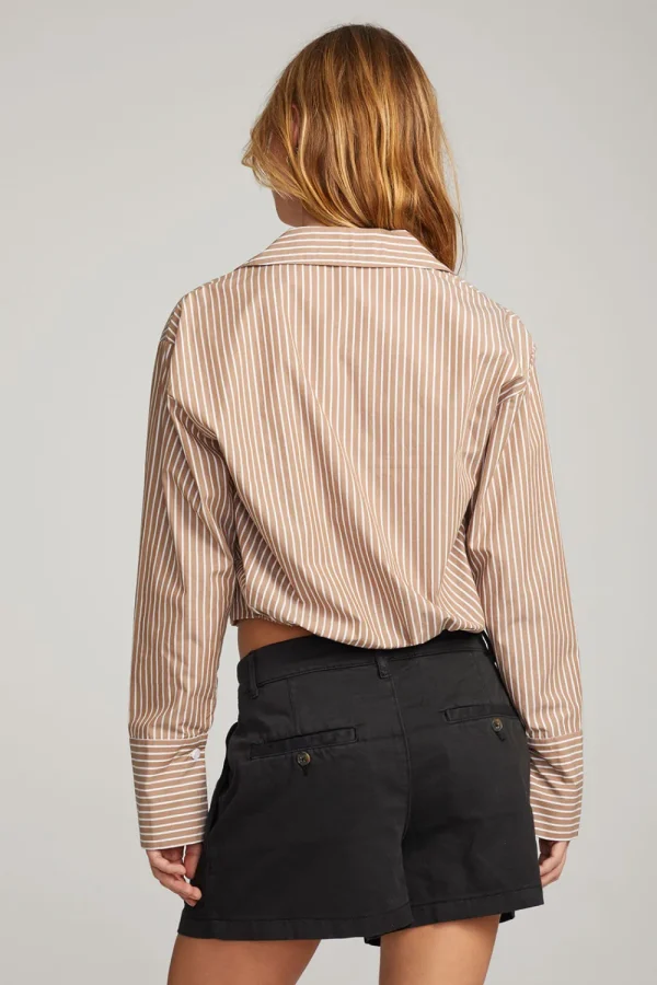 Cheap Haley Whiskey Stripe Blouse Women Loungewear | Tops