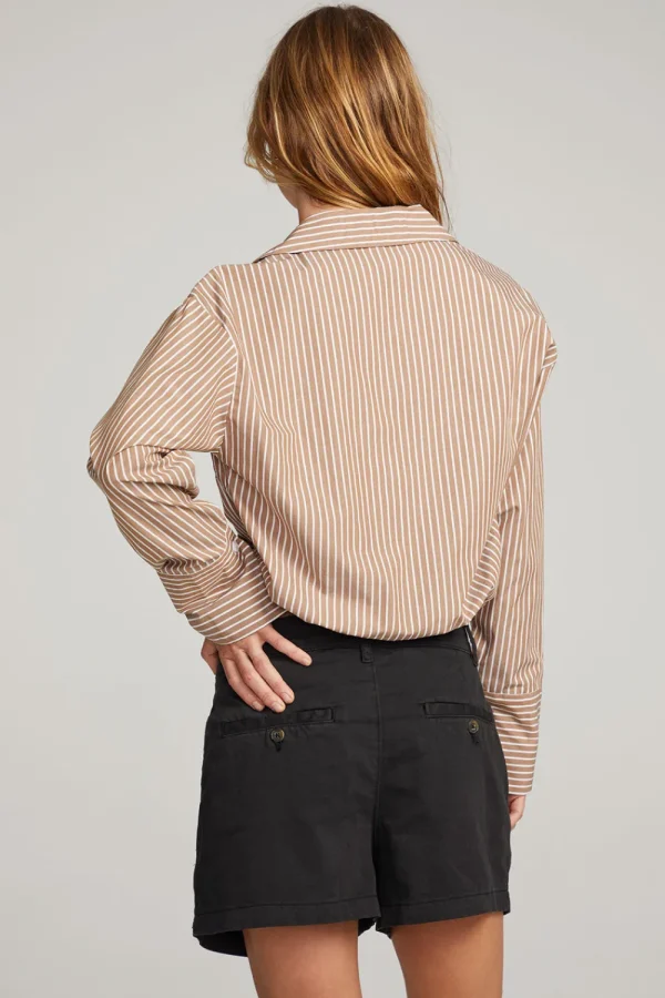 Cheap Haley Whiskey Stripe Blouse Women Loungewear | Tops