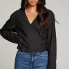 Clearance Haleyy Licorice Blouse Women Loungewear | Tops