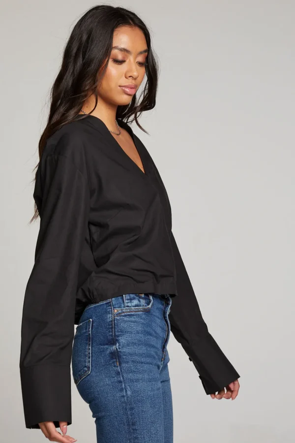Clearance Haleyy Licorice Blouse Women Loungewear | Tops