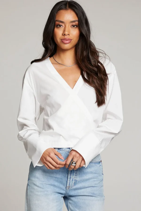 Shop Haleyy White Blouse Women Loungewear | Tops