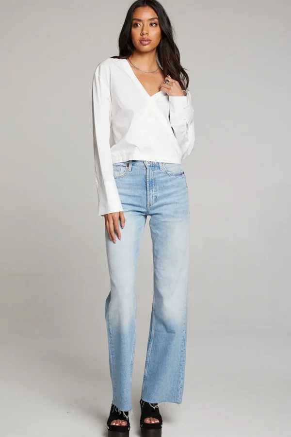 Shop Haleyy White Blouse Women Loungewear | Tops