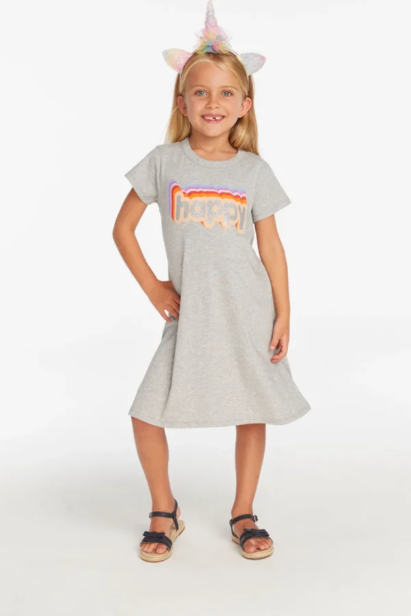 Hot Happy Girls Dress Kids Girls