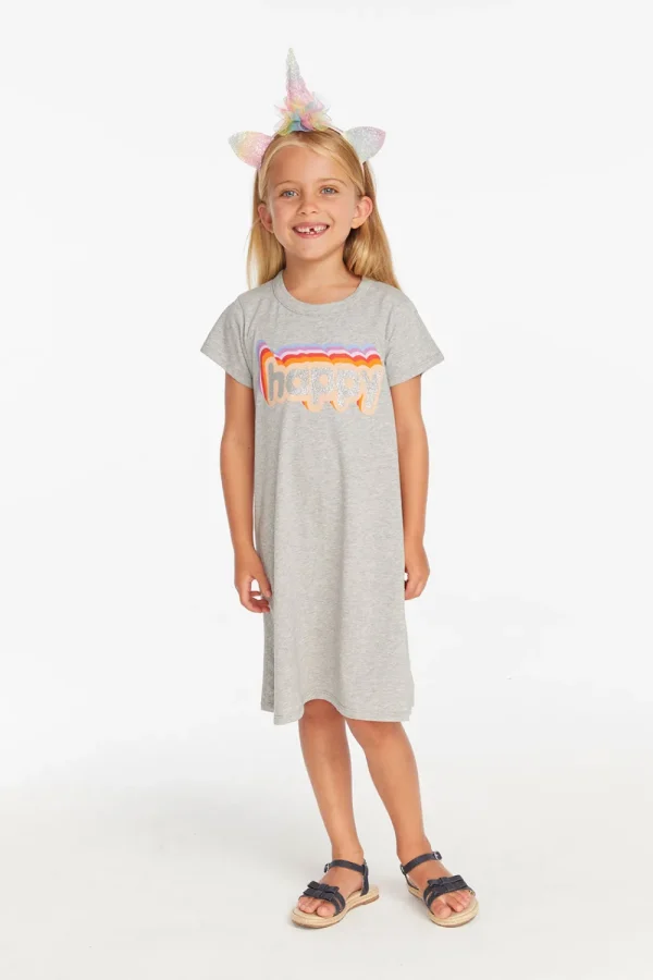 Hot Happy Girls Dress Kids Girls