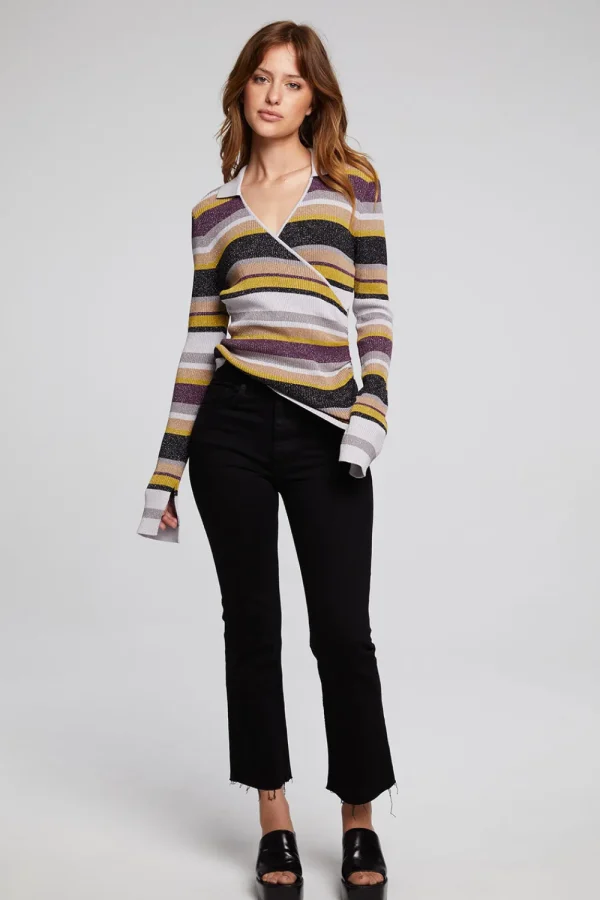 Outlet Harper Haight Street Stripe Long Sleeve Women Loungewear | Tops