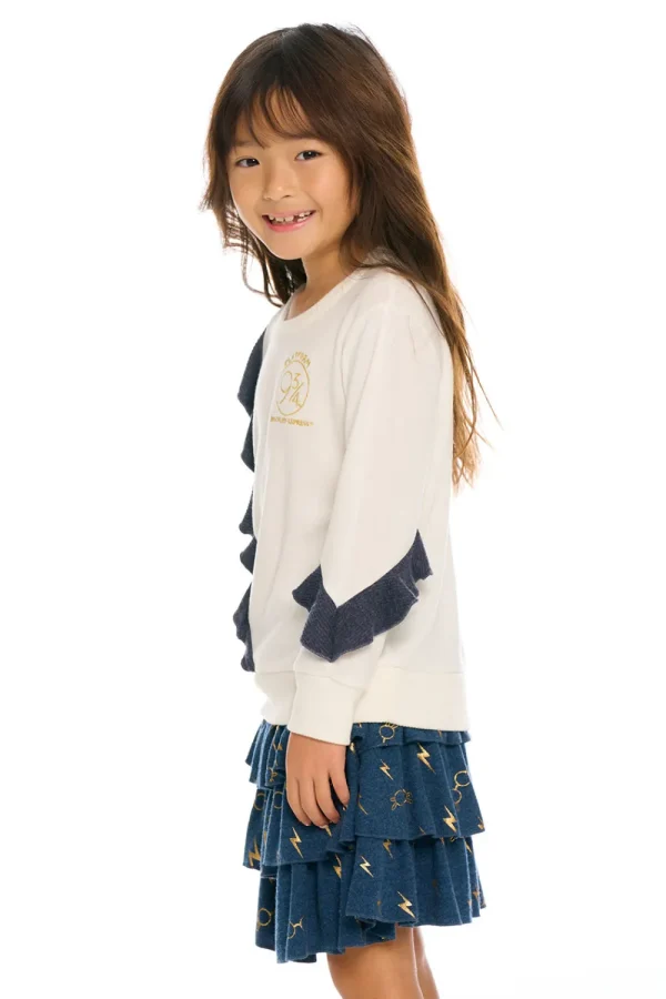 Cheap Harry Potter - Hogwarts Ruffle Pullover Kids Girls