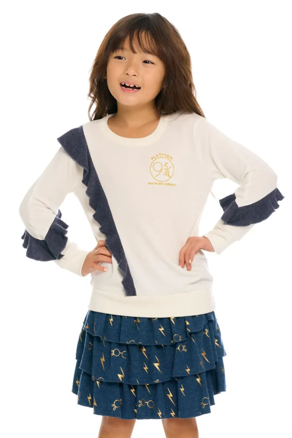Cheap Harry Potter - Hogwarts Ruffle Pullover Kids Girls