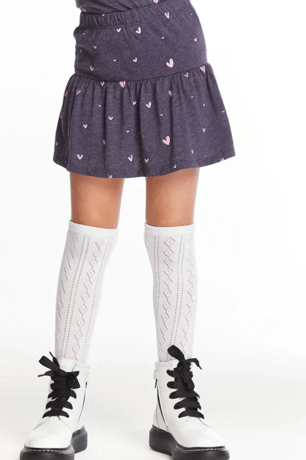 Cheap Hearts Girls Peplum Skort Kids Girls